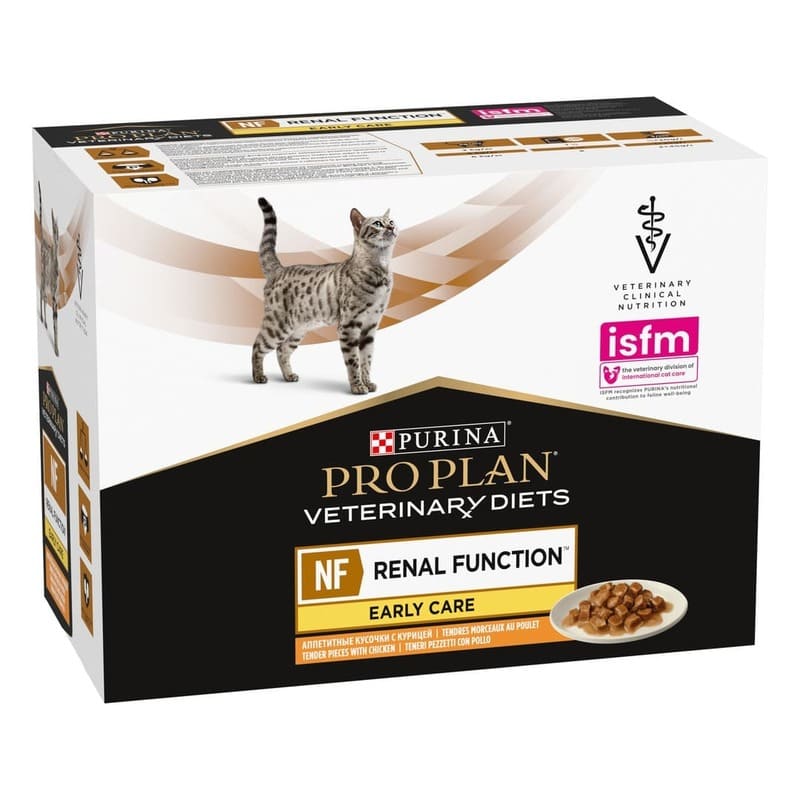 Pro Plan Veterinary Diets NF Renal Function Early Care veterinārie konservi kaķiem nierēm ar vistu 85 g